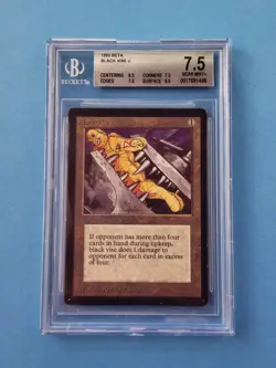 Beta Black Vise MTG Graded BGS 7.5 NM+! - Image 1