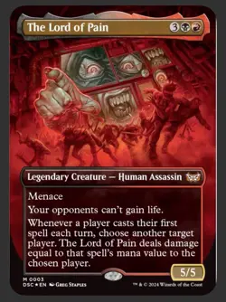 The Lord of Pain (Borderless) Commander: Duskmourn: House of Horror Regular - Image 1