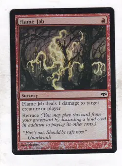 Magic: MTG: Eventide: Foil: Flame Jab - Image 1