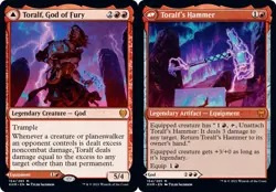 Toralf, God of Fury // Toralf's Hammer - Foil Magic mtg NM-Mint, English Kaldhei - Image 1