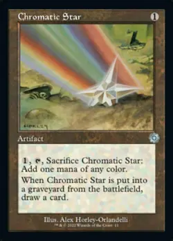 1x Chromatic Star -- Retro Frame - Foil NM-Mint, English The Brothers' War: Retr - Image 1