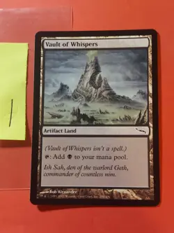 2003 Magic The Gathering Mirrodin #286 Vault of Whispers, C, Artif Land, B, cd1 - Image 1