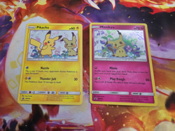 Pokemon TCG PIKACHU SM162 & MIMIKYU SM163 Sun& moon promos Near Mint ! - Image 1