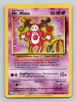 #13 Mr. Mime 2023 Pokemon Classic Blastoise Deck * Holo - Image 1