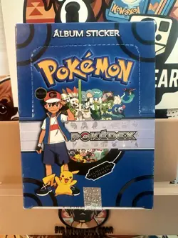 2024 Pokemon Blue Vol 3 Pokedex Sticker Booster Sealed Flash Editon 25 Pack NEW - Image 1