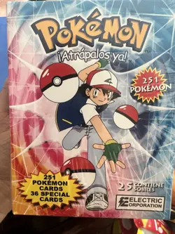 Pokemon Electric Box Sealed 25 Packs From Peru - Image 1