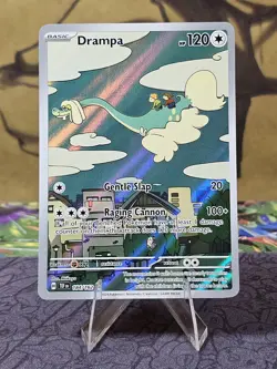 Pokemon TCG Drampa 184/162 SV05: Temporal Forces Illustration Rare Holo - Image 1