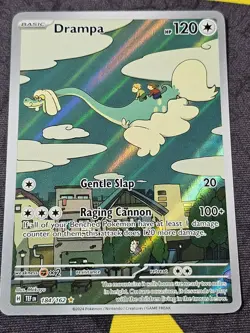 Pokemon TCG Drampa 184/162 SV05: Temporal Forces Illustration Rare Holo - Image 2