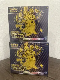 Pokemon Scarlet and Violet Surging Sparks Elite Trainer Box ETB New Sealed - Image 1