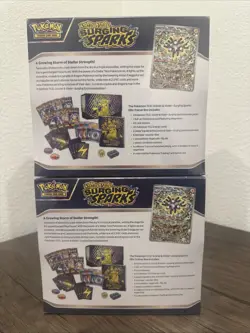 Pokemon Scarlet and Violet Surging Sparks Elite Trainer Box ETB New Sealed - Image 3