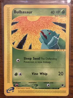 Pokemon Bulbasaur Expedition 94/165 2002 LP/NM Non Holo - Image 1