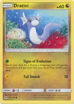 Dratini - 94/149 - Sun & Moon Base Set Common Pokemon - Image 1
