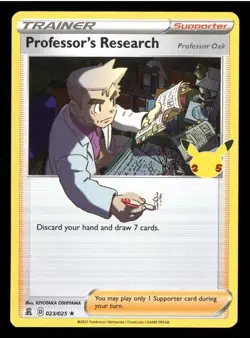 Professor's Research 023/025 Holo Rare | Pokemon Celebrations 25th Anniversary - Image 1