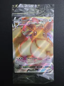 Pokemon TCG Black Star Promo Eevee Vmax SWSH087 Full Art English SEALED - Image 1