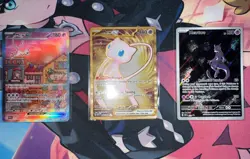 Pokemon TCG, 151 UPC Promo Set. Mew SVP052, Mewtwo SVP053, Metal Mew - Image 1