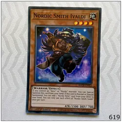 Nordic Smith Ivaldi - BACH-EN012 - Super Rare 1st Edition Yugioh - Image 1