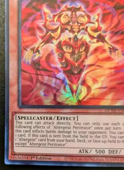 Altergeist Peritrator DUNE-EN010 1st Edition Super Rare Duelist Nexus Yu-Gi-Oh! - Image 4
