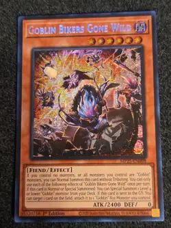 Yugioh! TCG - Goblin Bikers Gone Wild - Prismatic Secret Rare - MP25-EN098 - Image 1