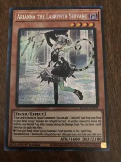 Yu-Gi-Oh! Arianna the Labyrinth Servant MP23-EN229 - Prismatic Secret Rare NM - Image 1
