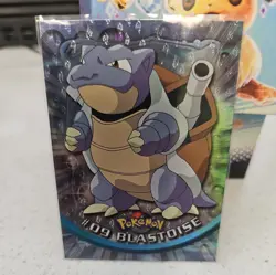 Blastoise - Pokemon Card - Green Topps TV Animation Edition #9 - Foil NM - Image 1
