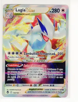 ~ESP~ SPANISH Lugia VAstro Vstar 139/195 Silver Tempest Pokemon Card (PE1) - Image 1