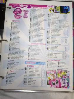 My little Pony Trading Card Fun Pack 170 different cards with Binder - Image 2