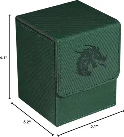 MTG Card Deck Box for Commander Deck Box with 2 Dividers, Card Storage Box Fits - Image 2