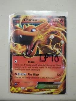 Charizard EX - 11/106 - Ultra Rare Flashfire Set - Pokemon Card - LP - Image 1