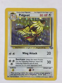 Pidgeot 08/64 Jungle Holo Pokemon Card - Image 1