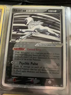 Absol ex Pokemon Power Keepers Rare Holo 92/108 Pokemon Card LP - Image 1