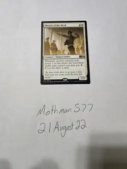Magic the Gathering MTG Mentor of the Meek (27) Core Set 2019 M19 LP Card - Image 1