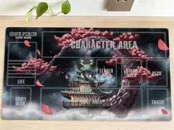 O-P Duel Playmat Wano CCG OPCG Mat TCG Trading Card Game Playing Pad Free Bag - Image 1