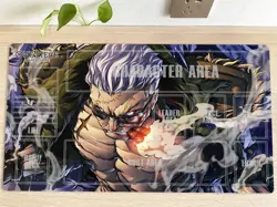 O-P Playmat Smoker CCG OPCG Mat TCG Trading Card Game Playing Pad Free Bag - Image 1