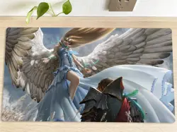 MTG Restoration Angel Playmat TCG CCG Mat Trading Card Game Mat Mouse Pad & Bag - Image 1