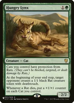 [1x] Hungry Lynx (C17) - The List Near Mint, English The List MTG Magic - Image 1