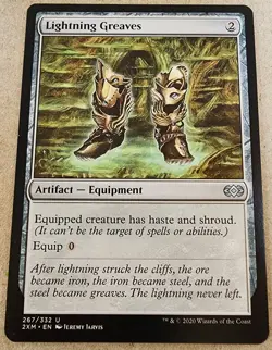 Lightning Greaves - #267 Regular - Double Masters - Mtg - Image 1