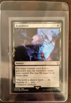 Reanimate - 282 - NM - Commander: FINAL FANTASY - MTG FFVI Magic The Gathering - Image 1