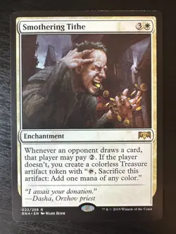 Smothering Tithe (Ravnica Allegiance) Regular Lightly Played - Image 1
