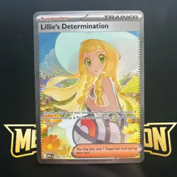 Lillie’s Determination 184/132 Pokemon Mega Evolution Special Illustration Rare - Image 1