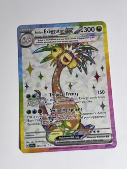 Pokemon TCG Alolan Exeggutor EX 225/191SV08: Surging Sparks Holo Ultra Rare - Image 2