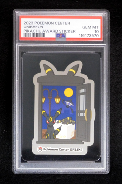 PSA 10 Pokemon Sticker Umbreon Japanese Pokemon Center Pikachu Award 2023 - Image 1