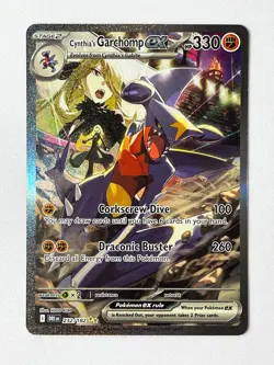Pokemon Cynthia’s Garchomp EX 232/182 - 2025 Destined Rivals - NM - Pack Fresh! - Image 2