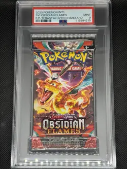 PSA 9 - Terastallized Charizard - Pokemon SVI Obsidian Flames Booster Pack - Image 1