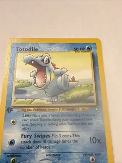 Pokemon - Totodile 81/111 Common 1st Edition Neo Genesis - Image 2