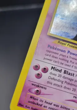 Pokemon TCG Slowking 14/111 Black Star Rare Holo MP - Neo Genesis - Image 2