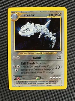 Steelix 15/111 Holo Rare Pokemon Neo Genesis NM - Image 1