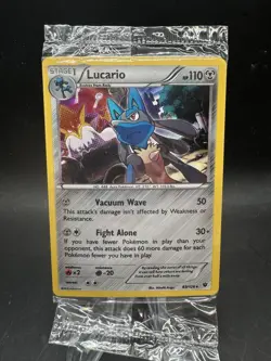 Pokemon XY Knockout Lucario 63 Sealed Promo Cosmos W/ Mega Alakazam Cameo!! - Image 1