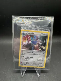 Pokemon XY Knockout Lucario 63 Sealed Promo Cosmos W/ Mega Alakazam Cameo!! - Image 4