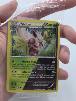 Pokemon SEALED Shiftry 11/114 + Vivillon 15/162 Cosmo Holofoil Promos!! - Image 1