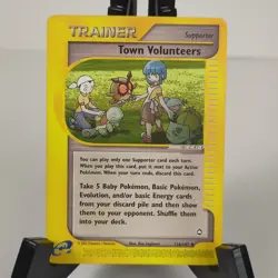 Pokemon Town Volunteers 136/147 Aquapolis - E-Reader - Never Played NM/M - Image 1